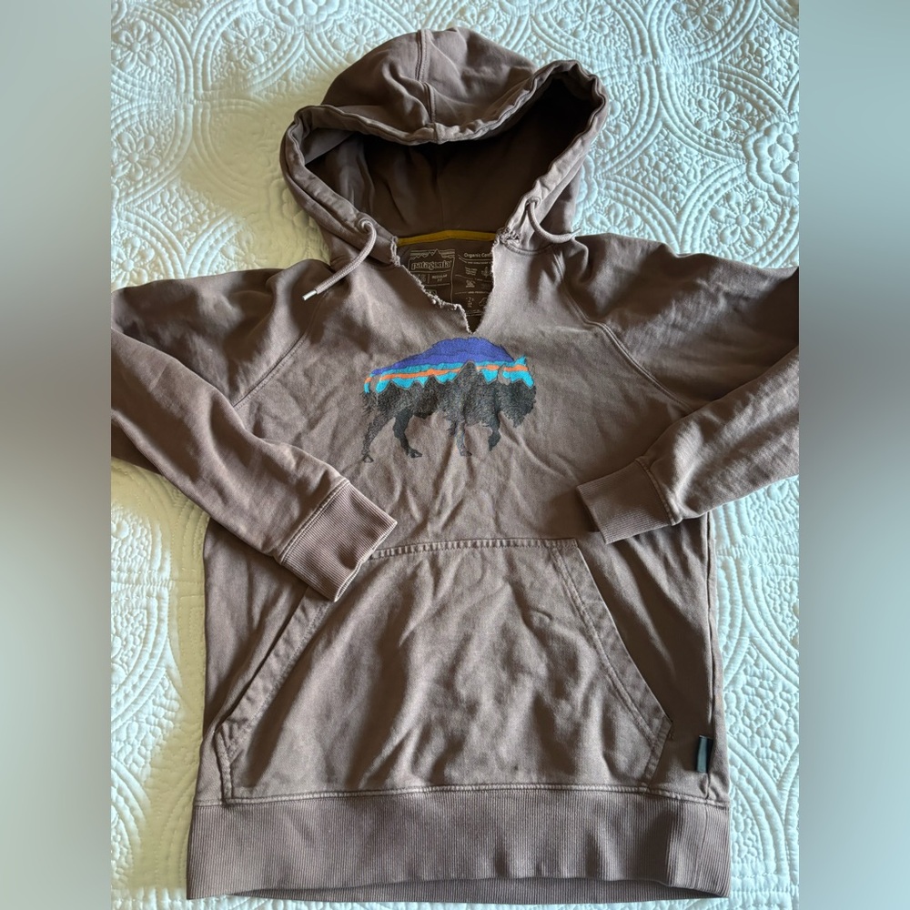Patagonia® Worn W’s‎ back for good organize Hoodie Size XS regular fit